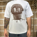 T-Shirt Lerry oversize con stampa e abrasioni