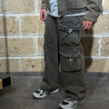 Coordinato Manu in jeans con Giacca e pantalone cargo - Abnormal Store