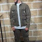 Coordinato Manu in jeans con Giacca e pantalone cargo - Abnormal Store