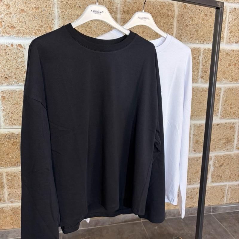 Longsleeve basic in cotone