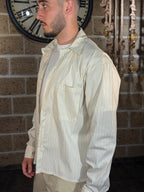 Camicia crop a righe