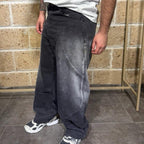 Jeans Jo baggy slavato - Abnormal Store