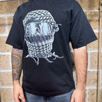 T-Shirt Lerry oversize con stampa e abrasioni