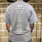 T-Shirt Lerry oversize con stampa e abrasioni