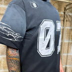 T-Shirt “07” oversize con stampa e abrasioni - Abnormal Store