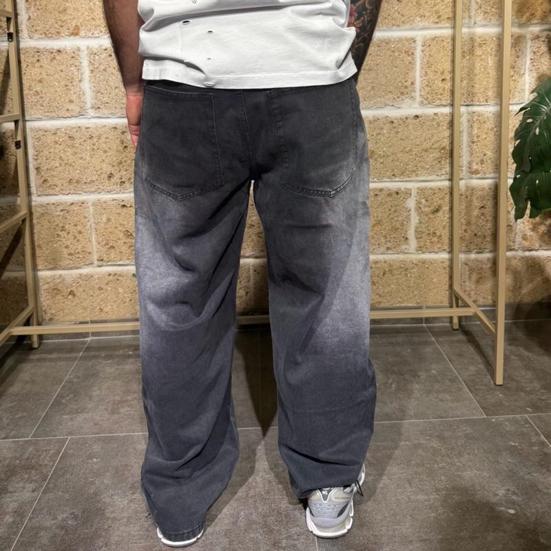 Jeans Etram baggy con cuciture - Abnormal Store